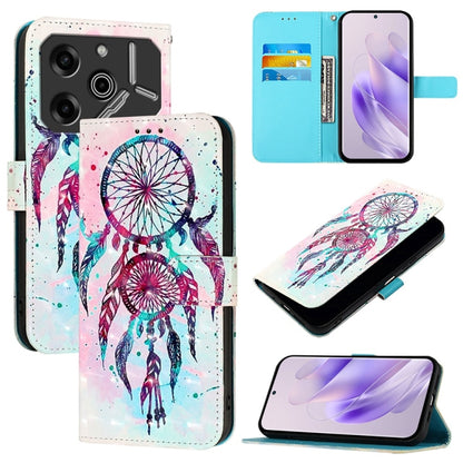 3D Painting Horizontal Flip Leather Phone Case, For Tecno Camon 50 4G, For Tecno Spark 30 5G / Pova 6 Neo 5G, For Tecno Spark Go 1 / Go 2025, For Tecno Spark 30C, For Tecno Spark 20 Pro 5G, For Tecno Pop 6C, For Tecno Spark 10 Pro Magic Magenta        ...