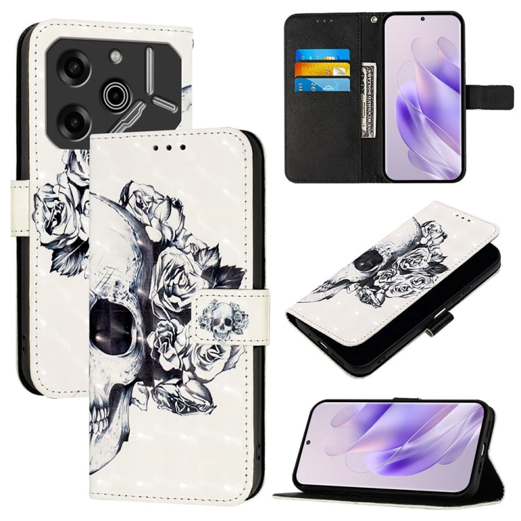 3D Painting Horizontal Flip Leather Phone Case, For Tecno Camon 50 4G, For Tecno Spark 30 5G / Pova 6 Neo 5G, For Tecno Spark Go 1 / Go 2025, For Tecno Spark 30C, For Tecno Spark 20 Pro 5G, For Tecno Pop 6C, For Tecno Spark 10 Pro Magic Magenta        ...