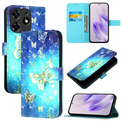 3D Painting Horizontal Flip Leather Phone Case, For Tecno Camon 50 4G, For Tecno Spark 30 5G / Pova 6 Neo 5G, For Tecno Spark Go 1 / Go 2025, For Tecno Spark 30C, For Tecno Spark 20 Pro 5G, For Tecno Pop 6C, For Tecno Spark 10 Pro Magic Magenta        ...