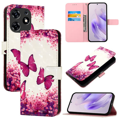3D Painting Horizontal Flip Leather Phone Case, For Tecno Camon 50 4G, For Tecno Spark 30 5G / Pova 6 Neo 5G, For Tecno Spark Go 1 / Go 2025, For Tecno Spark 30C, For Tecno Spark 20 Pro 5G, For Tecno Pop 6C, For Tecno Spark 10 Pro Magic Magenta        ...