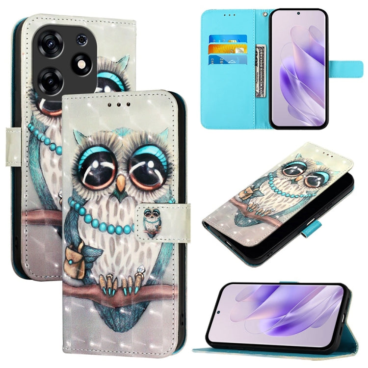 3D Painting Horizontal Flip Leather Phone Case, For Tecno Camon 50 4G, For Tecno Spark 30 5G / Pova 6 Neo 5G, For Tecno Spark Go 1 / Go 2025, For Tecno Spark 30C, For Tecno Spark 20 Pro 5G, For Tecno Pop 6C, For Tecno Spark 10 Pro Magic Magenta        ...