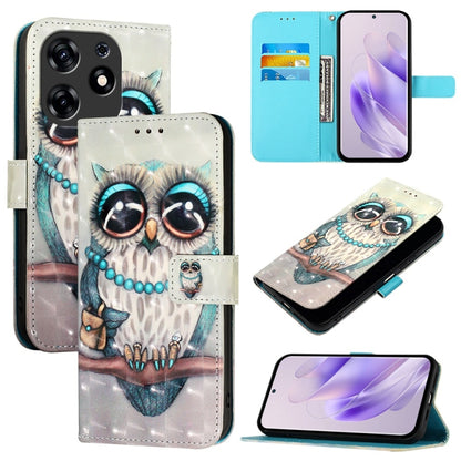 3D Painting Horizontal Flip Leather Phone Case, For Tecno Camon 50 4G, For Tecno Spark 30 5G / Pova 6 Neo 5G, For Tecno Spark Go 1 / Go 2025, For Tecno Spark 30C, For Tecno Spark 20 Pro 5G, For Tecno Pop 6C, For Tecno Spark 10 Pro Magic Magenta        ...