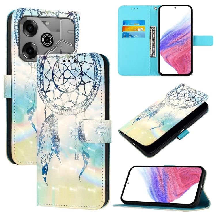 3D Painting Horizontal Flip Leather Phone Case, For Tecno Camon 50 4G, For Tecno Spark 30 5G / Pova 6 Neo 5G, For Tecno Spark Go 1 / Go 2025, For Tecno Spark 30C, For Tecno Spark 20 Pro 5G, For Tecno Pop 6C, For Tecno Spark 10 Pro Magic Magenta        ...