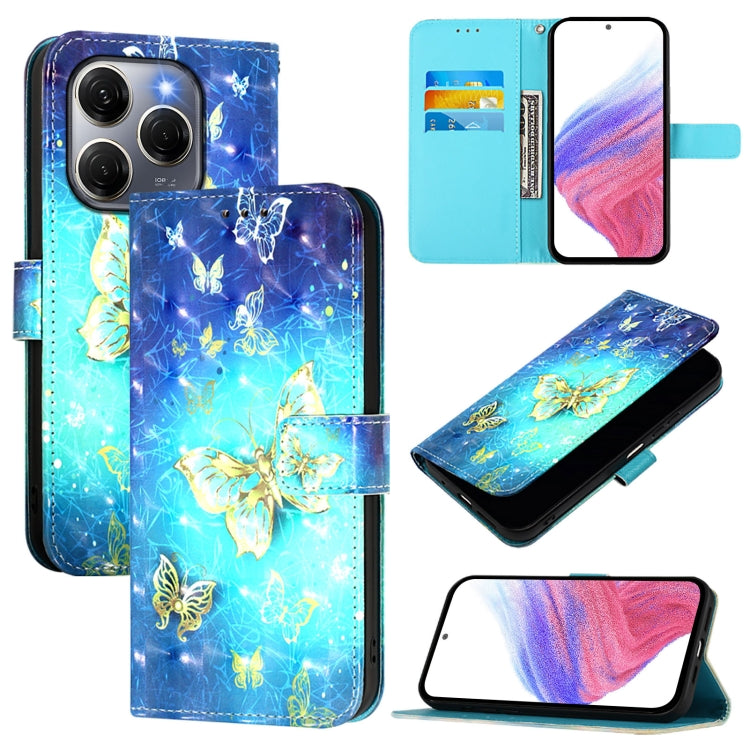 3D Painting Horizontal Flip Leather Phone Case, For Tecno Camon 50 4G, For Tecno Spark 30 5G / Pova 6 Neo 5G, For Tecno Spark Go 1 / Go 2025, For Tecno Spark 30C, For Tecno Spark 20 Pro 5G, For Tecno Pop 6C, For Tecno Spark 10 Pro Magic Magenta        ...