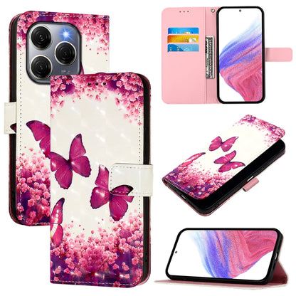 3D Painting Horizontal Flip Leather Phone Case, For Tecno Camon 50 4G, For Tecno Spark 30 5G / Pova 6 Neo 5G, For Tecno Spark Go 1 / Go 2025, For Tecno Spark 30C, For Tecno Spark 20 Pro 5G, For Tecno Pop 6C, For Tecno Spark 10 Pro Magic Magenta        ...