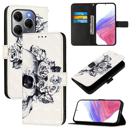 3D Painting Horizontal Flip Leather Phone Case, For Tecno Camon 50 4G, For Tecno Spark 30 5G / Pova 6 Neo 5G, For Tecno Spark Go 1 / Go 2025, For Tecno Spark 30C, For Tecno Spark 20 Pro 5G, For Tecno Pop 6C, For Tecno Spark 10 Pro Magic Magenta        ...