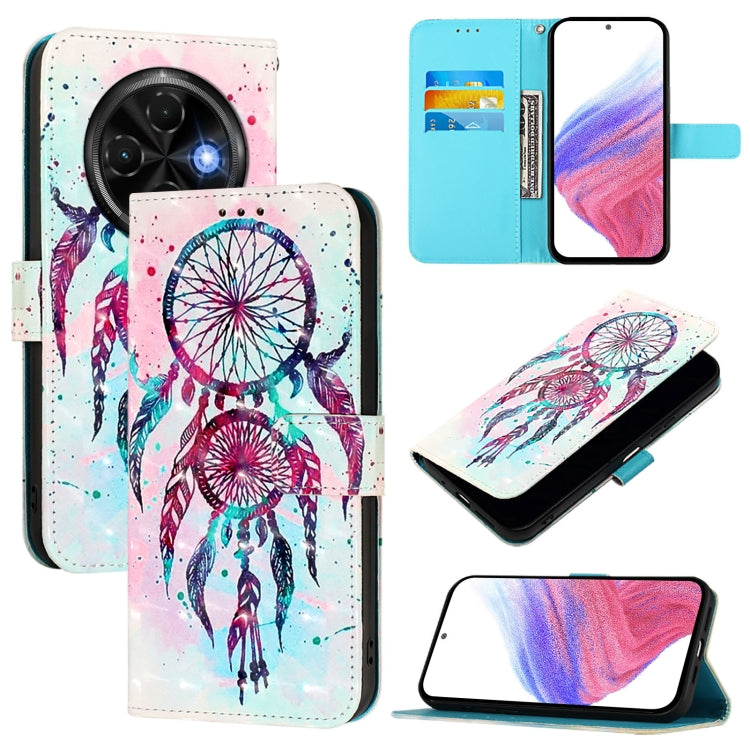 3D Painting Horizontal Flip Leather Phone Case, For Tecno Camon 50 4G, For Tecno Spark 30 5G / Pova 6 Neo 5G, For Tecno Spark Go 1 / Go 2025, For Tecno Spark 30C, For Tecno Spark 20 Pro 5G, For Tecno Pop 6C, For Tecno Spark 10 Pro Magic Magenta        ...