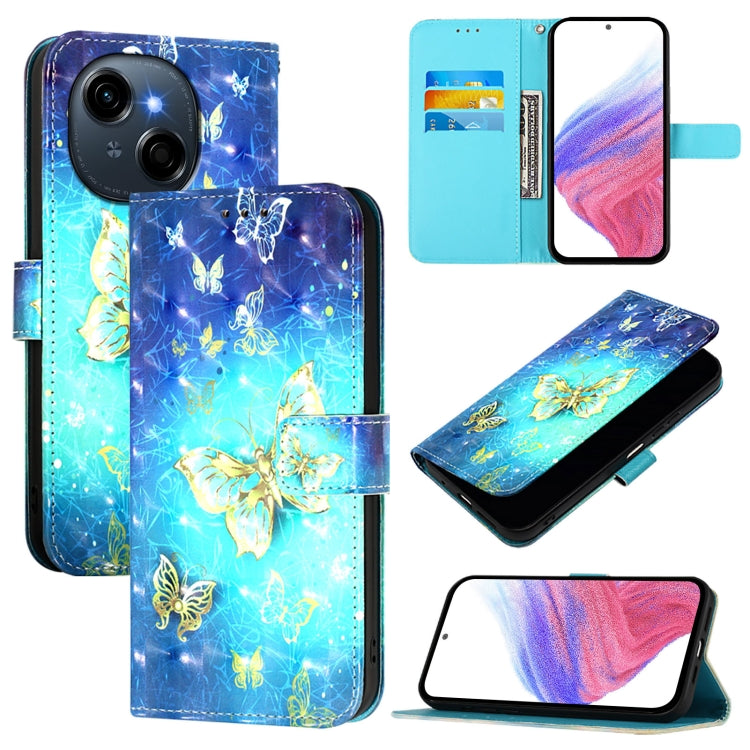 3D Painting Horizontal Flip Leather Phone Case, For Tecno Camon 50 4G, For Tecno Spark 30 5G / Pova 6 Neo 5G, For Tecno Spark Go 1 / Go 2025, For Tecno Spark 30C, For Tecno Spark 20 Pro 5G, For Tecno Pop 6C, For Tecno Spark 10 Pro Magic Magenta        ...
