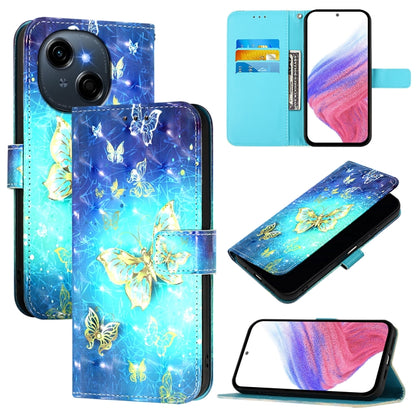 3D Painting Horizontal Flip Leather Phone Case, For Tecno Camon 50 4G, For Tecno Spark 30 5G / Pova 6 Neo 5G, For Tecno Spark Go 1 / Go 2025, For Tecno Spark 30C, For Tecno Spark 20 Pro 5G, For Tecno Pop 6C, For Tecno Spark 10 Pro Magic Magenta        ...