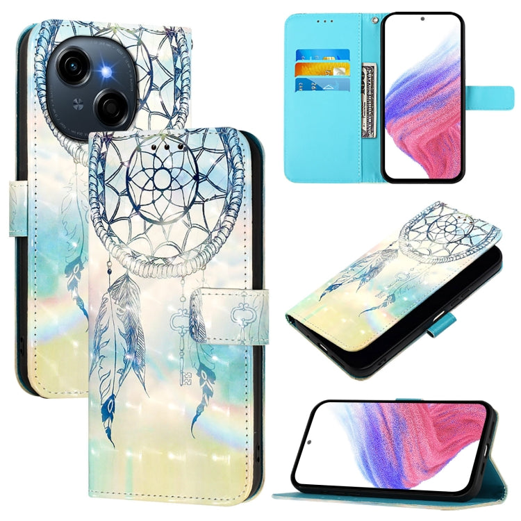 3D Painting Horizontal Flip Leather Phone Case, For Tecno Camon 50 4G, For Tecno Spark 30 5G / Pova 6 Neo 5G, For Tecno Spark Go 1 / Go 2025, For Tecno Spark 30C, For Tecno Spark 20 Pro 5G, For Tecno Pop 6C, For Tecno Spark 10 Pro Magic Magenta        ...