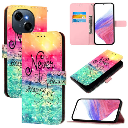 3D Painting Horizontal Flip Leather Phone Case, For Tecno Camon 50 4G, For Tecno Spark 30 5G / Pova 6 Neo 5G, For Tecno Spark Go 1 / Go 2025, For Tecno Spark 30C, For Tecno Spark 20 Pro 5G, For Tecno Pop 6C, For Tecno Spark 10 Pro Magic Magenta        ...