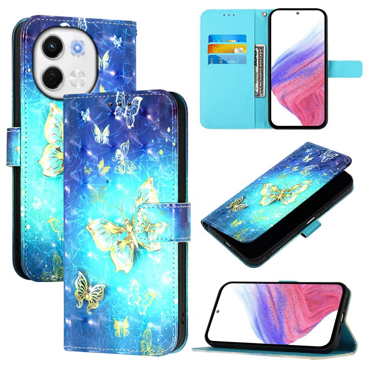 3D Painting Horizontal Flip Leather Phone Case, For Tecno Camon 50 4G, For Tecno Spark 30 5G / Pova 6 Neo 5G, For Tecno Spark Go 1 / Go 2025, For Tecno Spark 30C, For Tecno Spark 20 Pro 5G, For Tecno Pop 6C, For Tecno Spark 10 Pro Magic Magenta        ...
