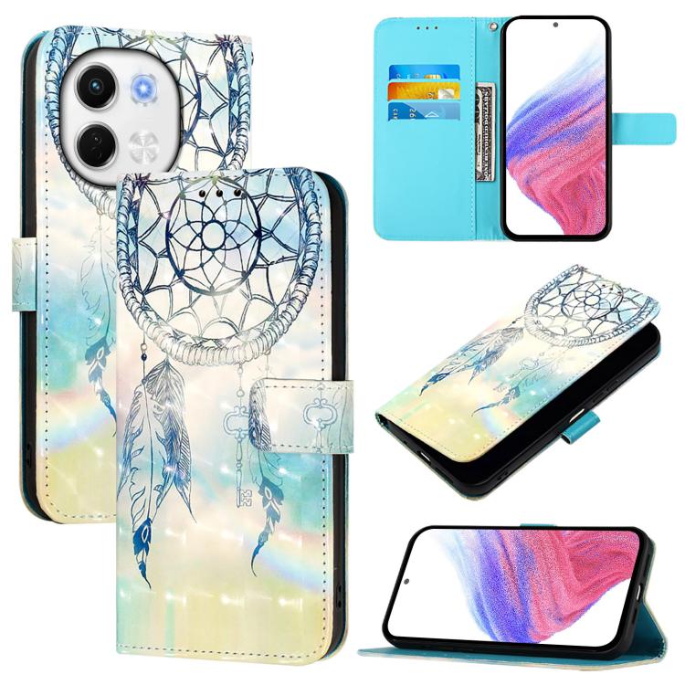3D Painting Horizontal Flip Leather Phone Case, For Tecno Camon 50 4G, For Tecno Spark 30 5G / Pova 6 Neo 5G, For Tecno Spark Go 1 / Go 2025, For Tecno Spark 30C, For Tecno Spark 20 Pro 5G, For Tecno Pop 6C, For Tecno Spark 10 Pro Magic Magenta        ...