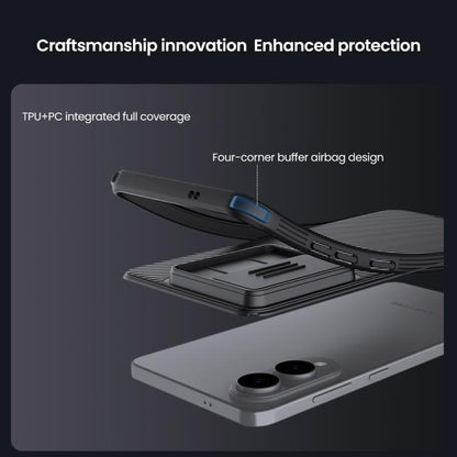 NILLKIN Black Mirror Pro Series Camshield PC Phone Case, For Samsung Galaxy S25 Edge 5G, For Samsung Galaxy S25 5G, For Samsung Galaxy S25 Ultra 5G