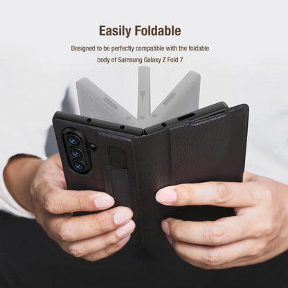 NILLKIN Ogg Leather Phone Case, For Samsung Galaxy Z Fold7 5G