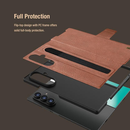 NILLKIN Ogg Leather Phone Case, For Samsung Galaxy Z Fold7 5G