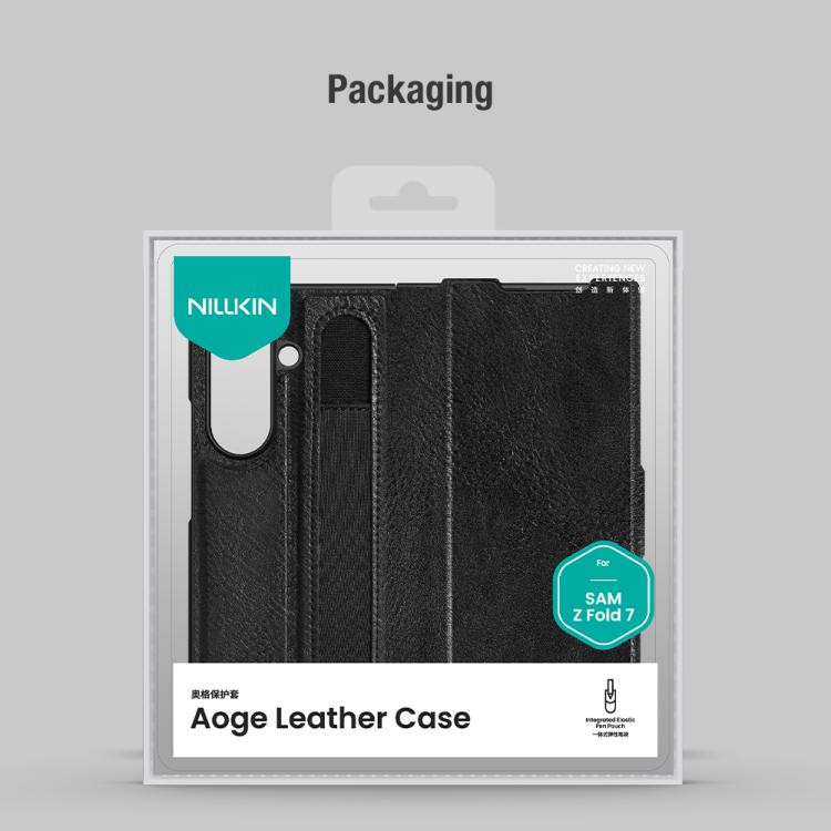 NILLKIN Ogg Leather Phone Case, For Samsung Galaxy Z Fold7 5G