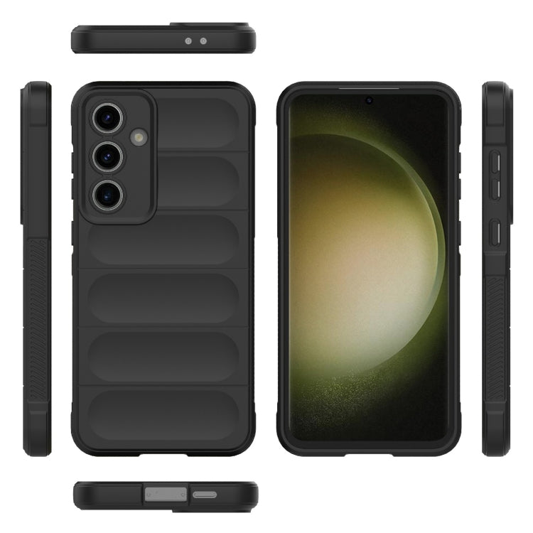 Coque de téléphone Magique Bouclier TPU + Flannel, Pour Samsung Galaxy S24 FE 5G