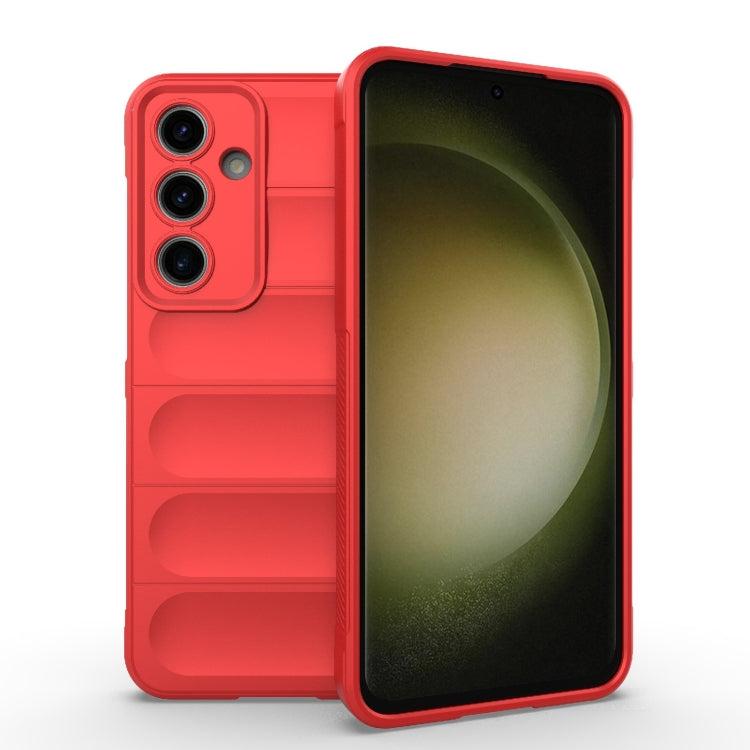 Coque de téléphone Magique Bouclier TPU + Flannel, Pour Samsung Galaxy S24 FE 5G