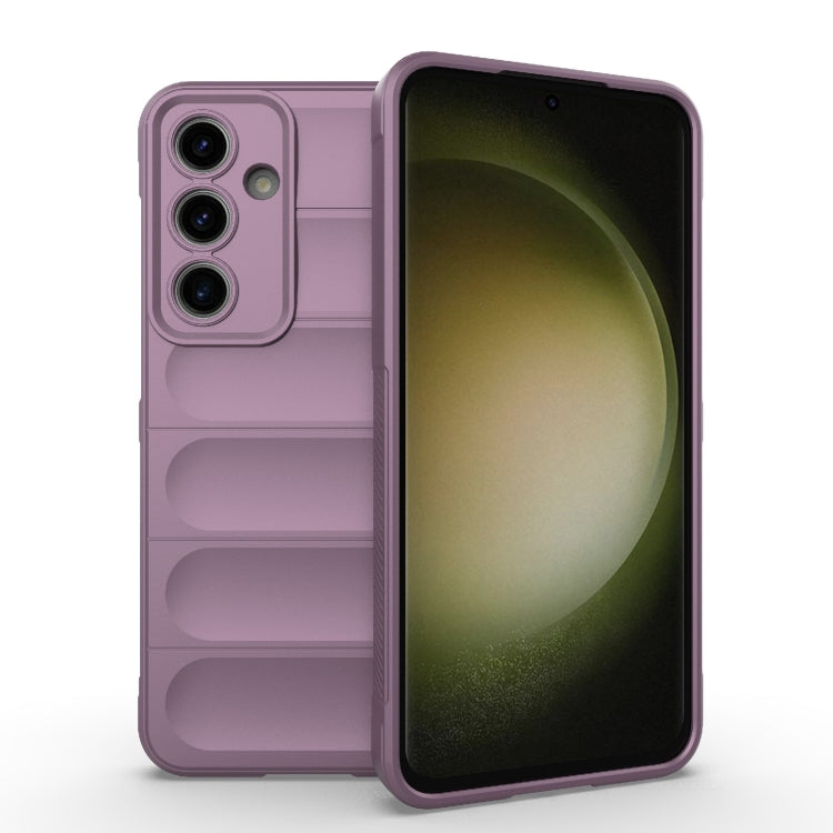 Coque de téléphone Magique Bouclier TPU + Flannel, Pour Samsung Galaxy S24 FE 5G