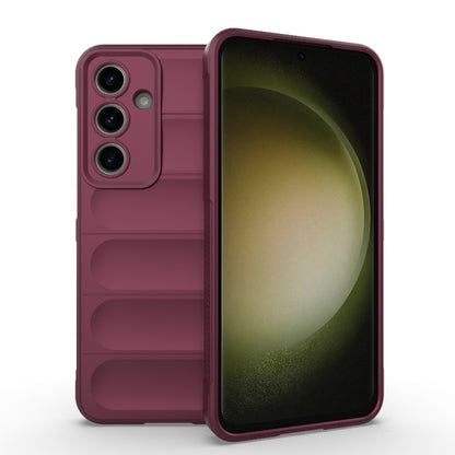 Coque de téléphone Magique Bouclier TPU + Flannel, Pour Samsung Galaxy S24 FE 5G