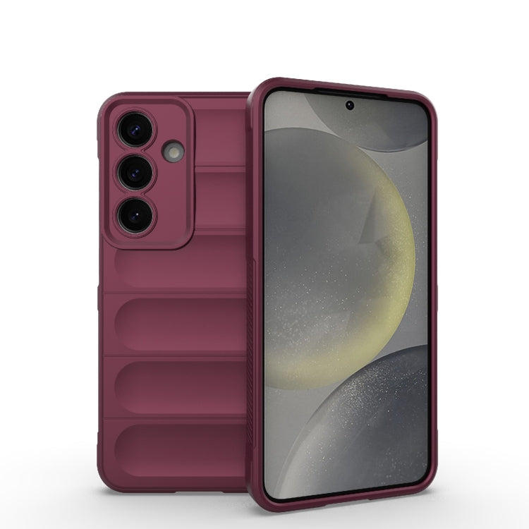 Magic Shield TPU + Flannel Phone Case, For Samsung Galaxy S26+ 5G, For Samsung Galaxy S26 Edge 5G, For Samsung Galaxy S26 Ultra 5G, For Samsung Galaxy S26 5G, For Samsung Galaxy S25 FE 5G, For Samsung Galaxy S25 Edge 5G, For Samsung Galaxy S25 5G      ...