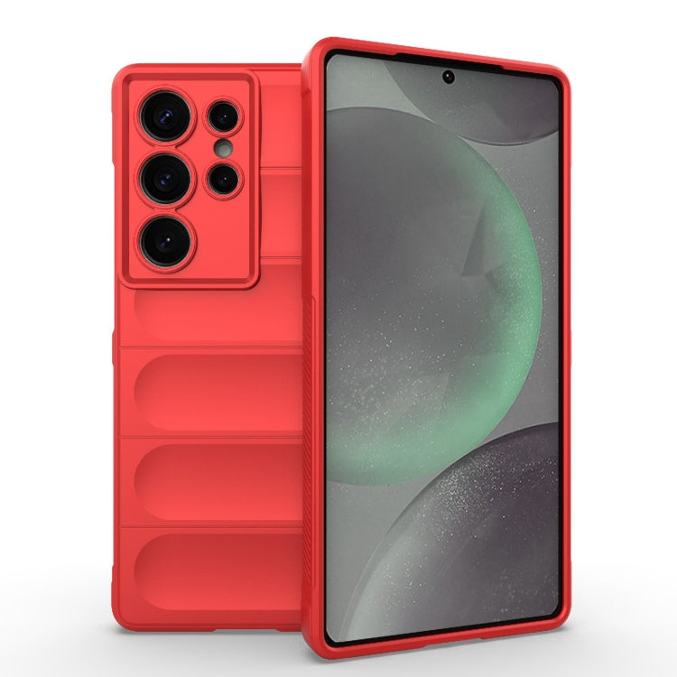Magic Shield TPU + Flannel Phone Case, For Samsung Galaxy S26+ 5G, For Samsung Galaxy S26 Edge 5G, For Samsung Galaxy S26 Ultra 5G, For Samsung Galaxy S26 5G, For Samsung Galaxy S25 FE 5G, For Samsung Galaxy S25 Edge 5G, For Samsung Galaxy S25 5G      ...