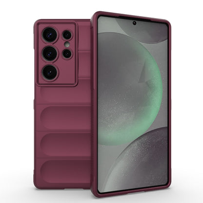 Magic Shield TPU + Flannel Phone Case, For Samsung Galaxy S26+ 5G, For Samsung Galaxy S26 Edge 5G, For Samsung Galaxy S26 Ultra 5G, For Samsung Galaxy S26 5G, For Samsung Galaxy S25 FE 5G, For Samsung Galaxy S25 Edge 5G, For Samsung Galaxy S25 5G      ...