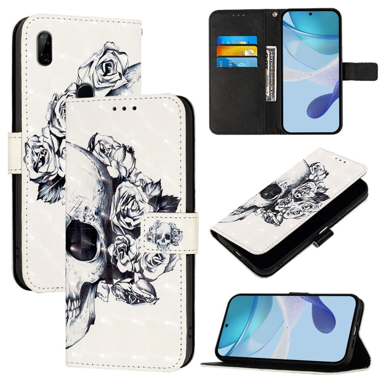 3D Painting Horizontal Flip Leather Phone Case