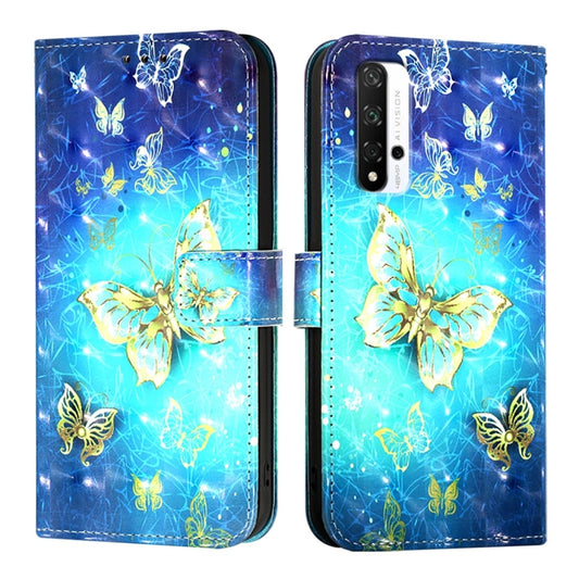 3D Painting Horizontal Flip Leather Phone Case