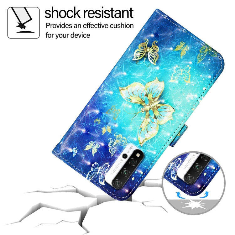 3D Painting Horizontal Flip Leather Phone Case