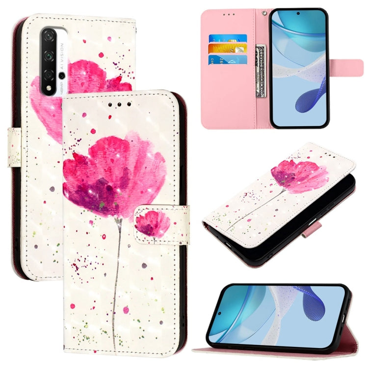 3D Painting Horizontal Flip Leather Phone Case