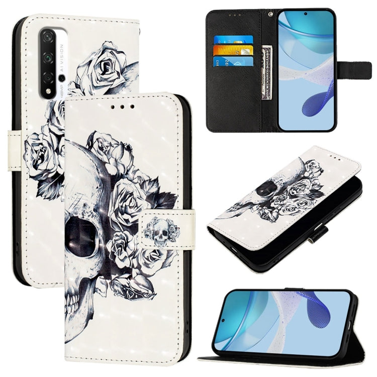 3D Painting Horizontal Flip Leather Phone Case