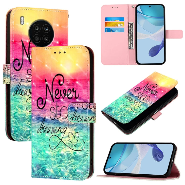 3D Painting Horizontal Flip Leather Phone Case, For Honor 60, For Honor 50 Lite / Huawei Nova 8i, For Honor 50 Pro / Huawei Nova 9 Pro, For Honor 50 SE / Huawei Nova 9 SE, For Honor 20 / 20 Pro / 20S 4G, For Honor 9X Global / Huawei P Smart Z