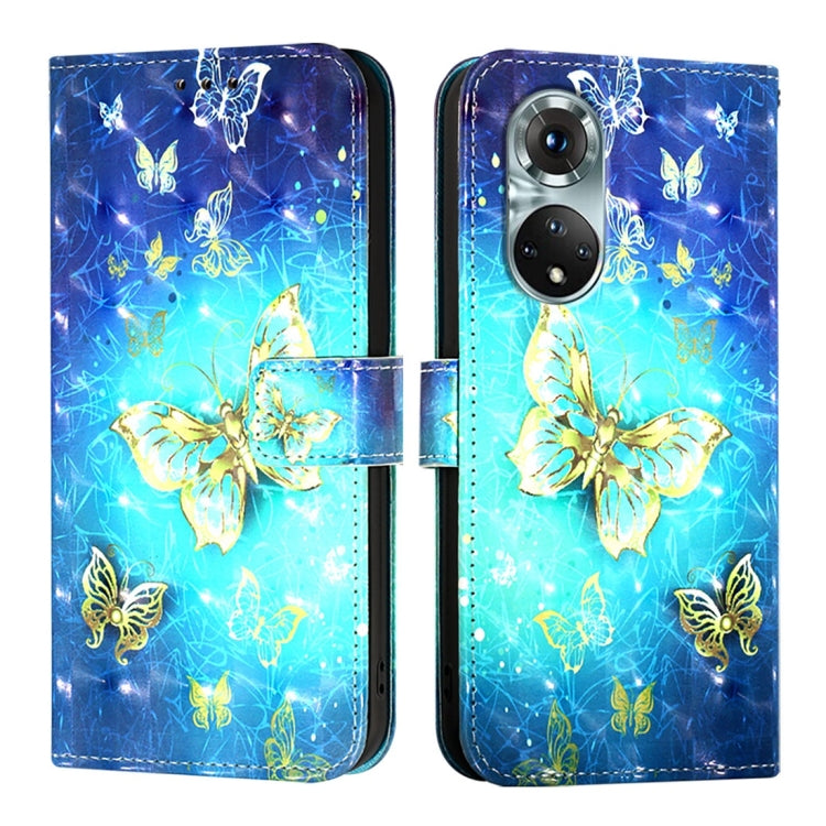 3D Painting Horizontal Flip Leather Phone Case