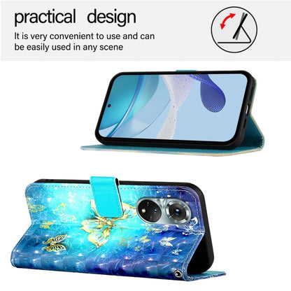 3D Painting Horizontal Flip Leather Phone Case