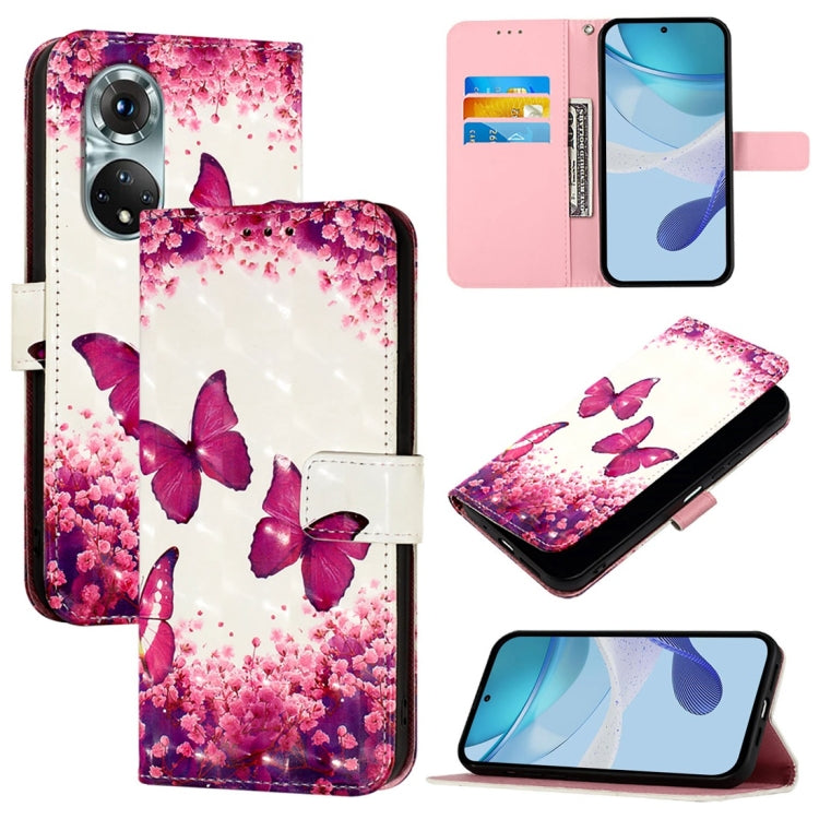 3D Painting Horizontal Flip Leather Phone Case