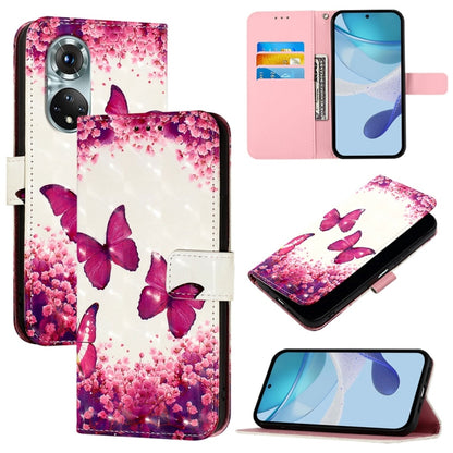 3D Painting Horizontal Flip Leather Phone Case