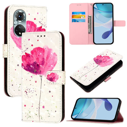 3D Painting Horizontal Flip Leather Phone Case