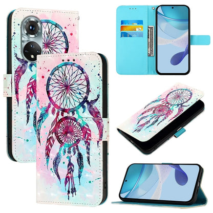 3D Painting Horizontal Flip Leather Phone Case