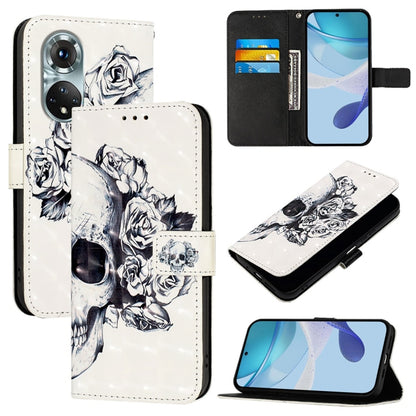 3D Painting Horizontal Flip Leather Phone Case