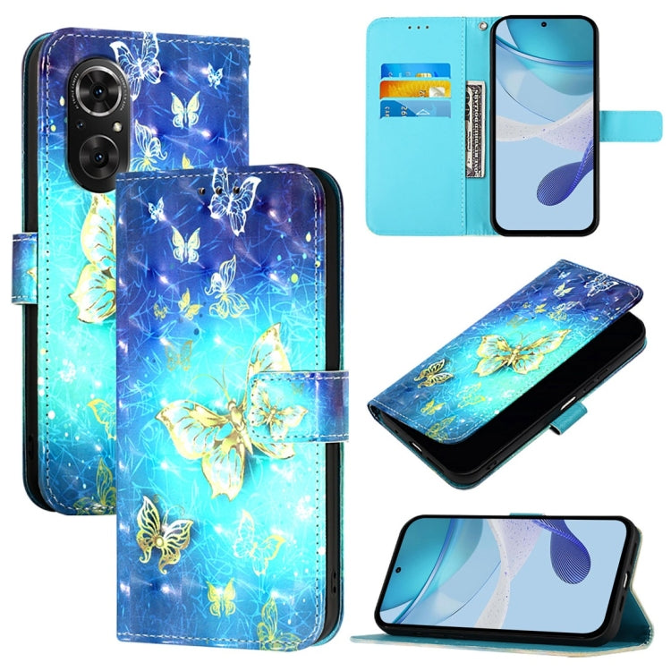 3D Painting Horizontal Flip Leather Phone Case