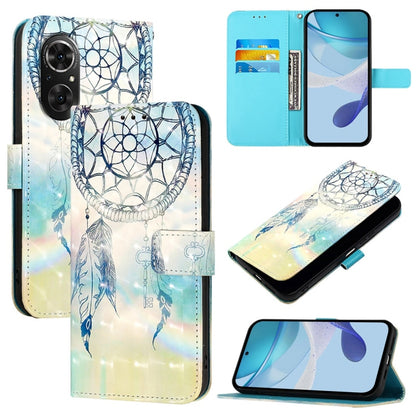3D Painting Horizontal Flip Leather Phone Case