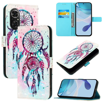 3D Painting Horizontal Flip Leather Phone Case