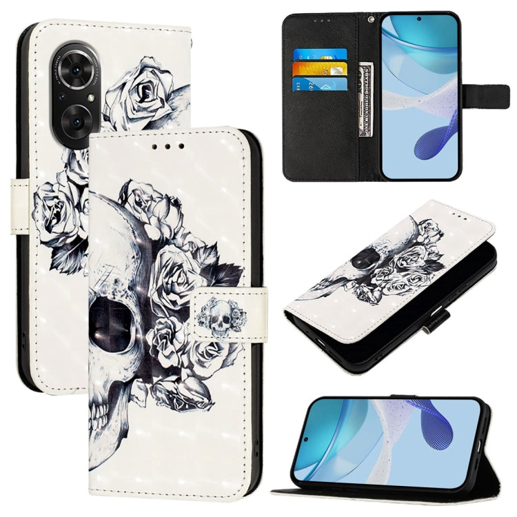 3D Painting Horizontal Flip Leather Phone Case