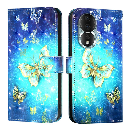 3D Painting Horizontal Flip Leather Phone Case