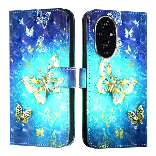 3D Painting Horizontal Flip Leather Phone Case, For Honor 200, For Honor Play 50, For Honor 200 Lite Global, For Honor 90 Smart / X7b 4G / 5G Global, For Honor Magic6 Pro Global, For Honor Magic6 Global, For Honor X8b Global                            ...