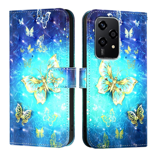 3D Painting Horizontal Flip Leather Phone Case