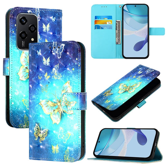 3D Painting Horizontal Flip Leather Phone Case