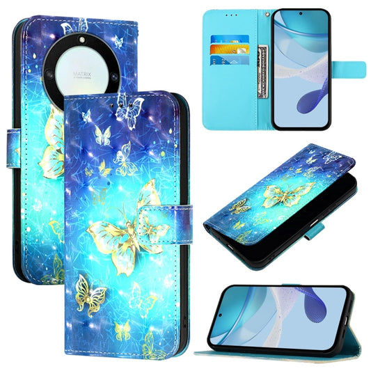 3D Painting Horizontal Flip Leather Phone Case